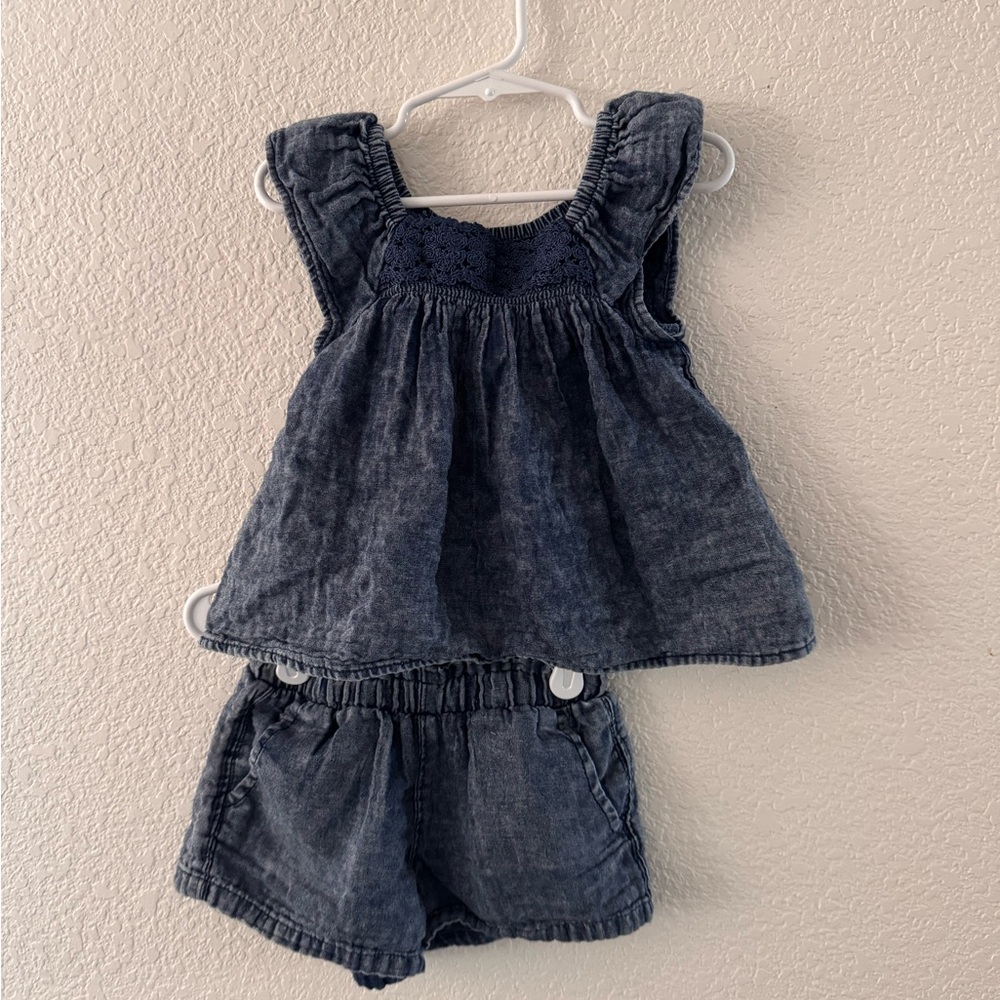 Cat & Jack Blue Kids Matching Set
